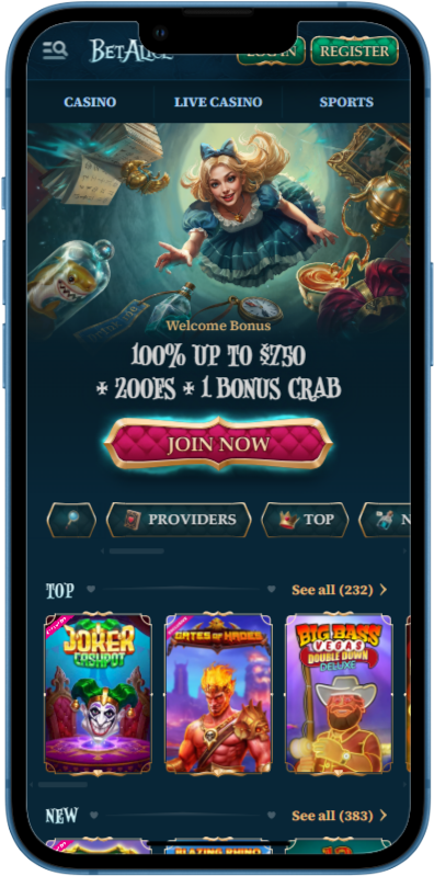 BetAlice Casino App